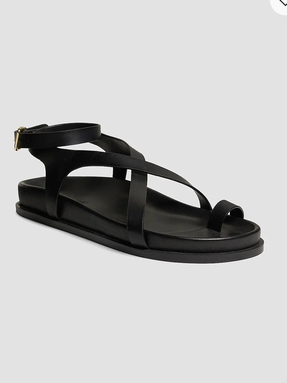 A.EMERY jalen slim leather sandals SIZE 37